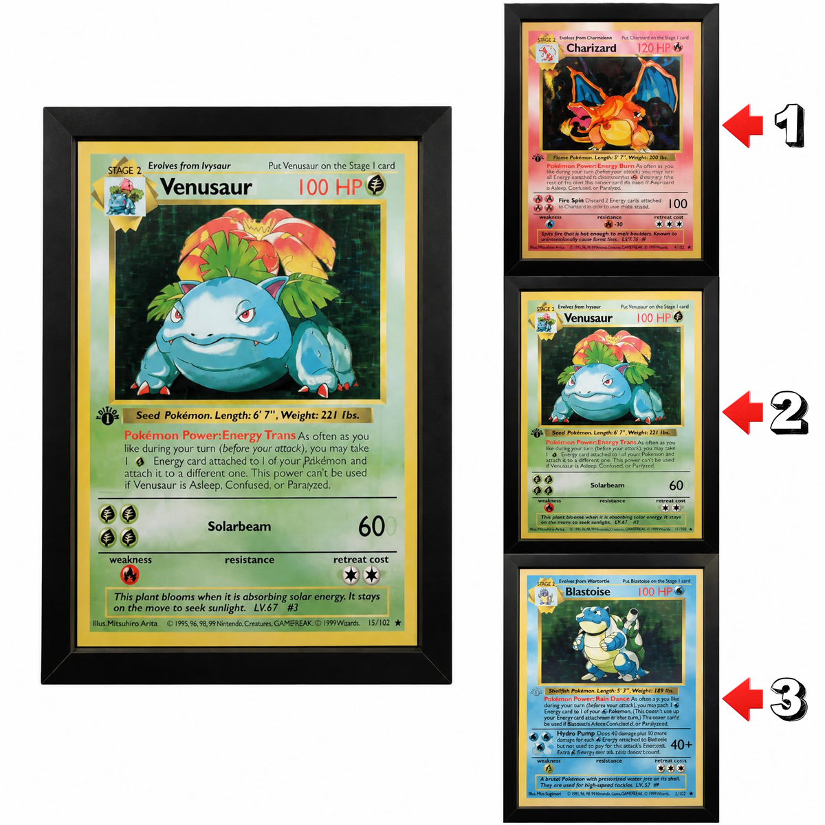 Cuadro Lenticular de Cartas Coleccionables