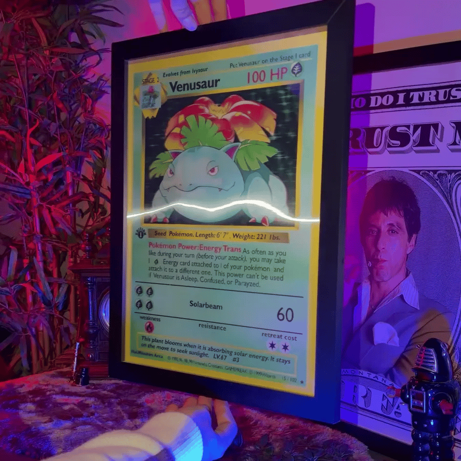 Cuadro Lenticular de Cartas Coleccionables